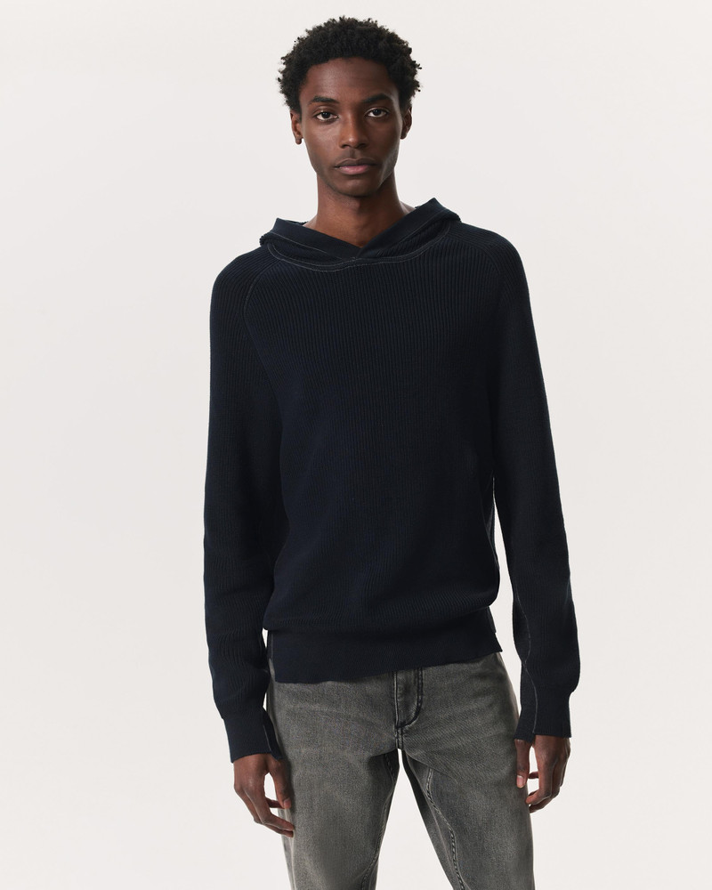 Gabe Spliced Cotton-Blend Hoodie 2