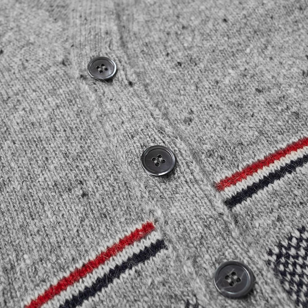 Thom Browne Striped Jaquard Cardigan - 2