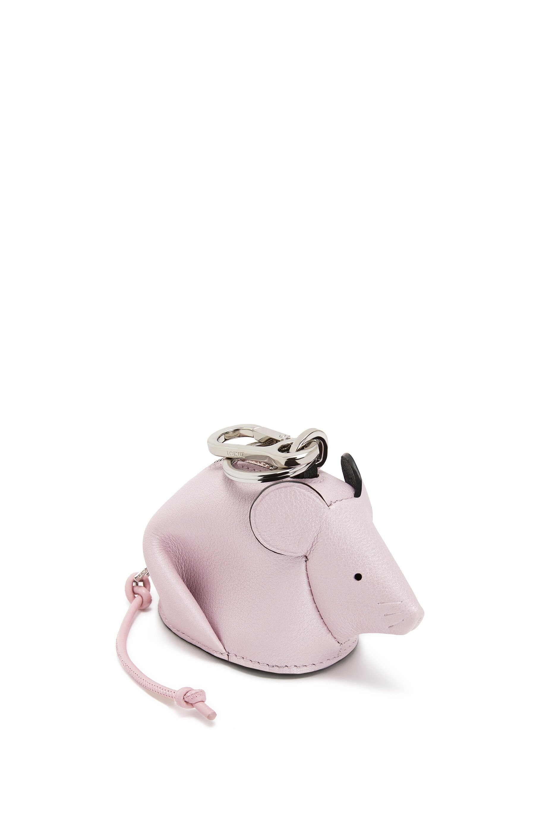 Mouse charm in pearlized calfskin - 2