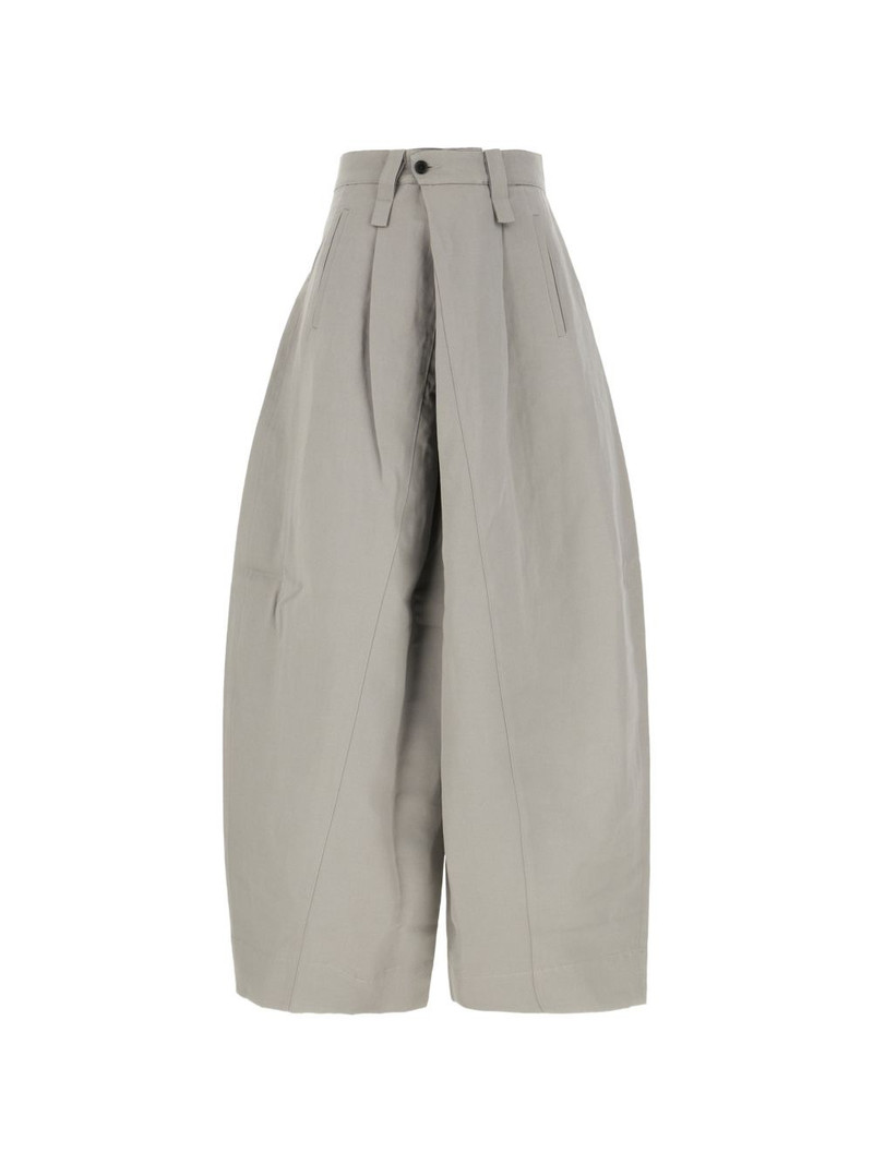pleated wide-leg trousers 1