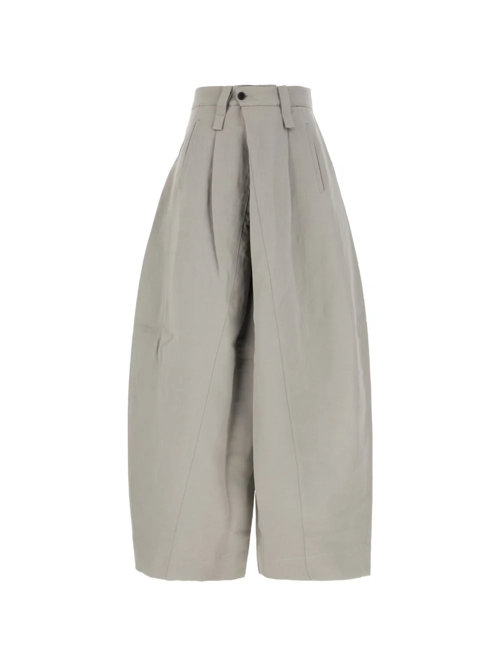 pleated wide-leg trousers - 1