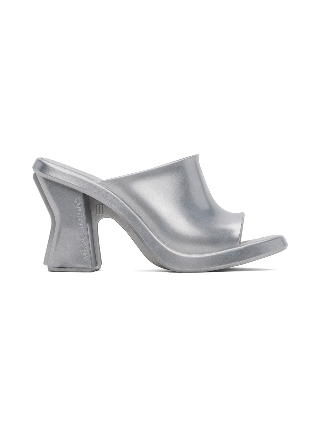 Silver Melissa Edition Heeled Sandals - 1
