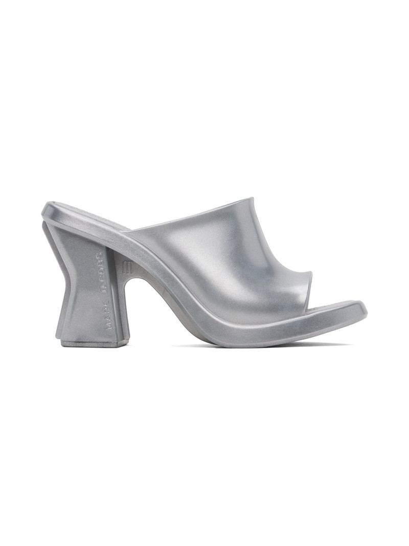 실버 멜리사 에디션 Heeled 샌들 1