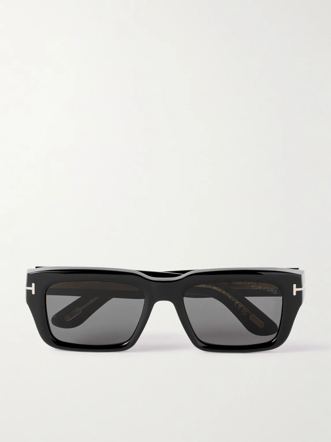 Icon Rectangular-Frame Tortoiseshell Acetate Sunglasses - 1