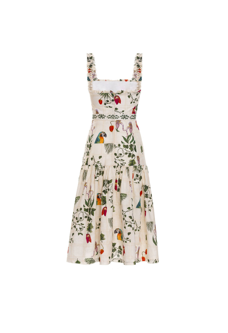 Níspero Bouquet Midi Dress 3