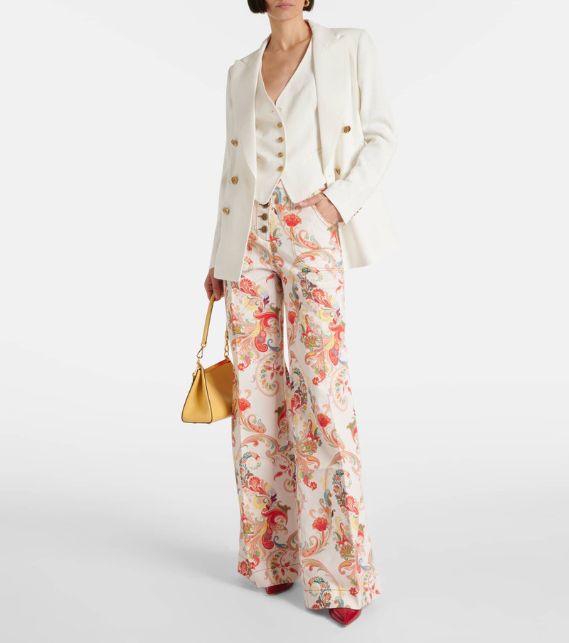 Etro Paisley high-rise flared jeans outlook