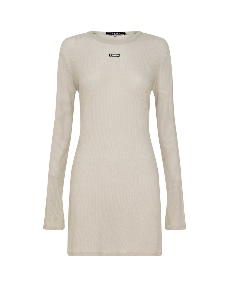 CRAWFORD LS MINI DRESS TAUPE 6