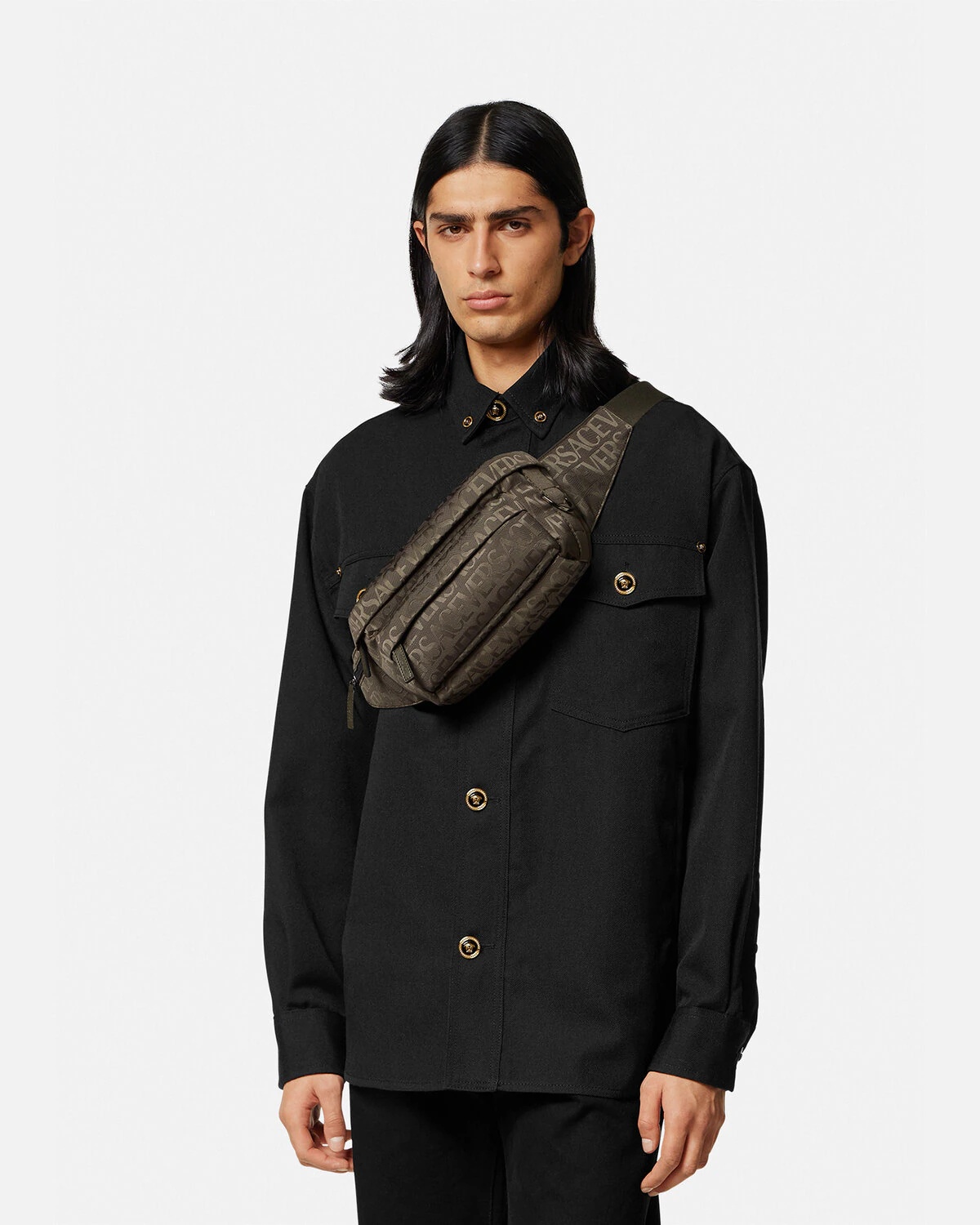 Versace Allover Neo Nylon Belt Bag - 6