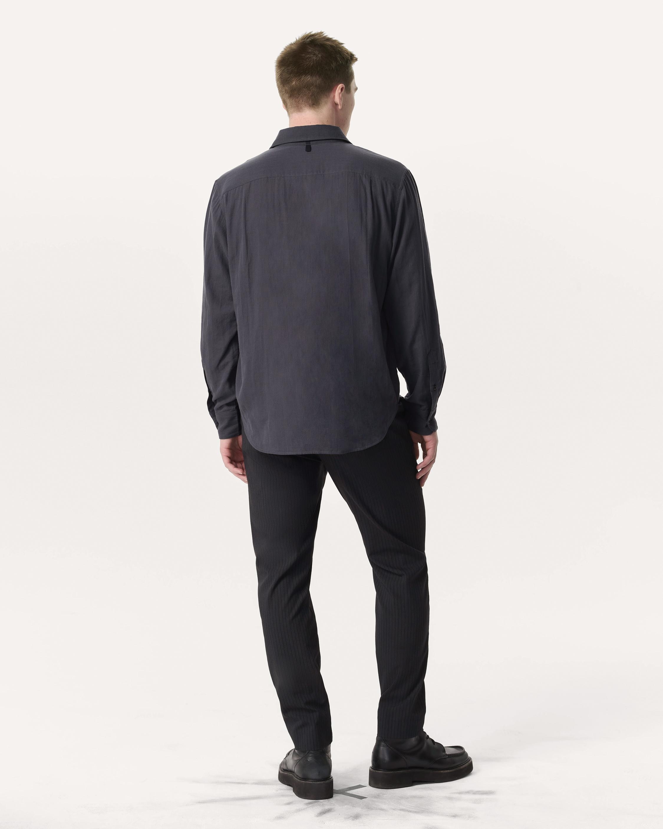 Finch Striped Cotton Gauze Shirt - 5