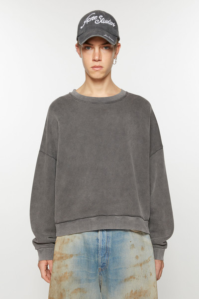 Acne Studios Sweater logo patch - Faded black outlook
