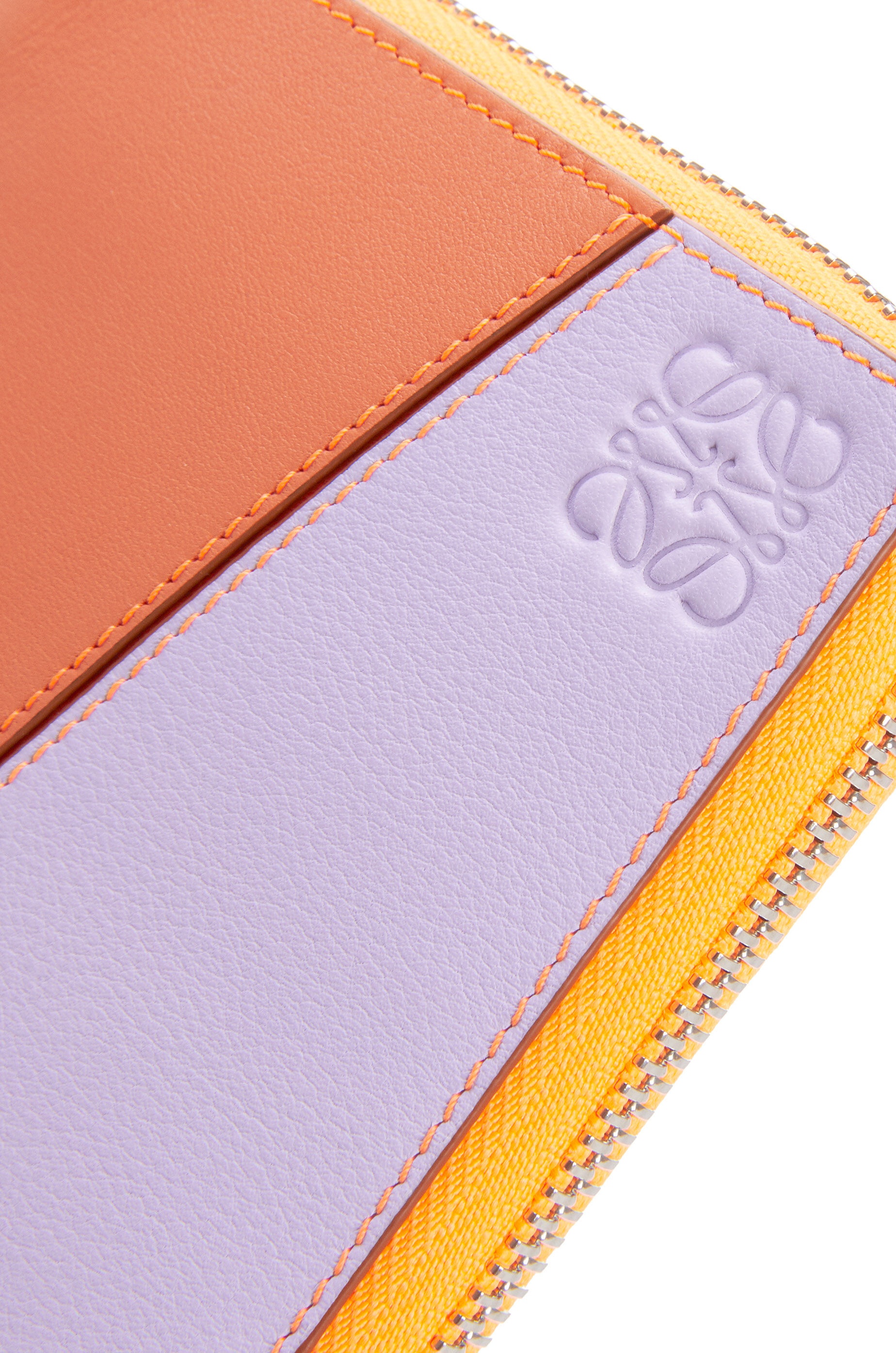 Puzzle square zip wallet in classic calfskin - 5