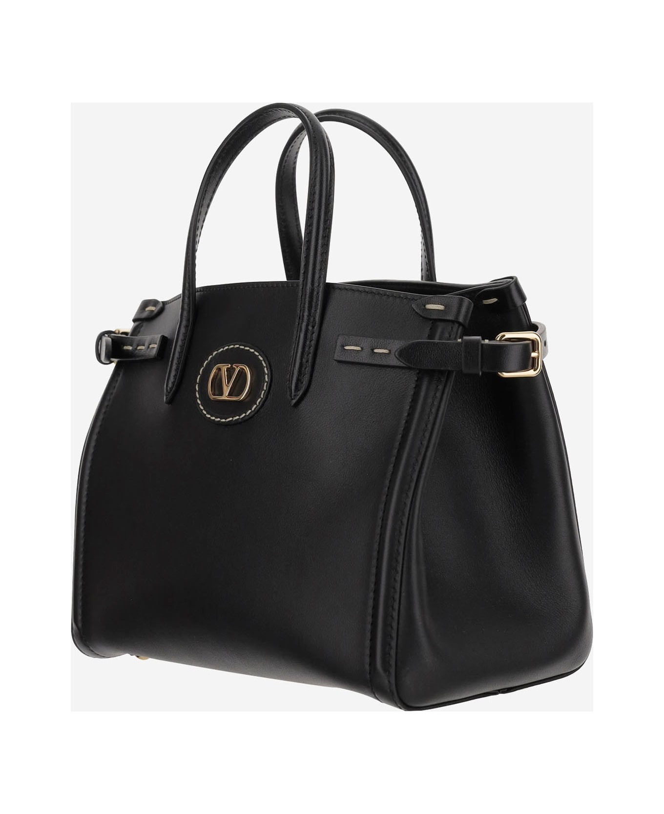 Leather Logo Hand Bag Small - 2