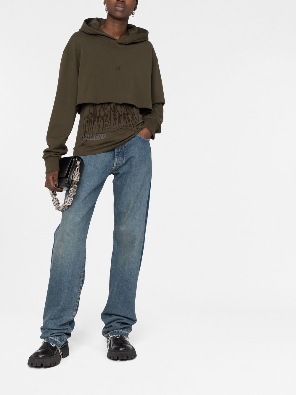 4G layered hoodie - 2