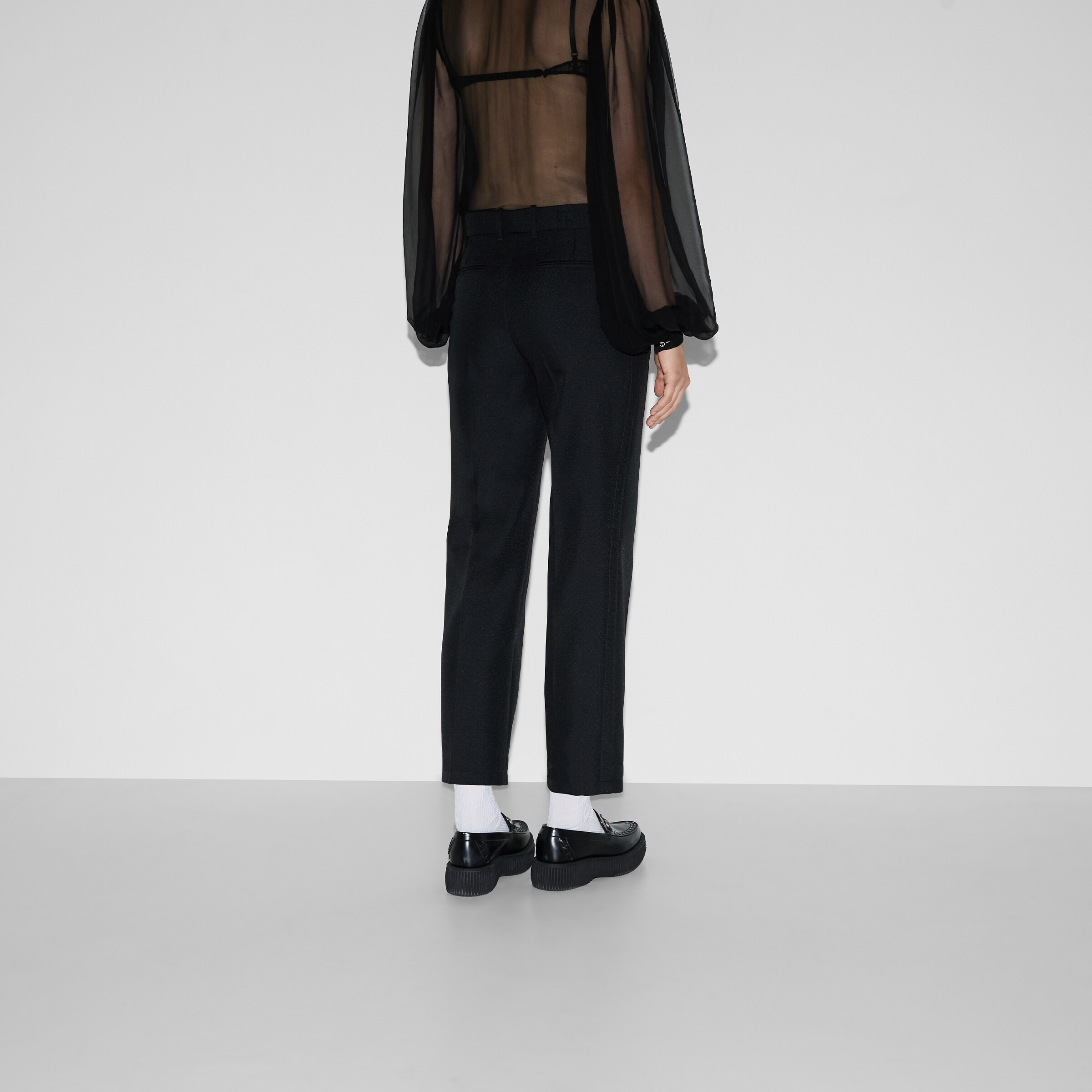 Fine drill pant with embroidery - 4