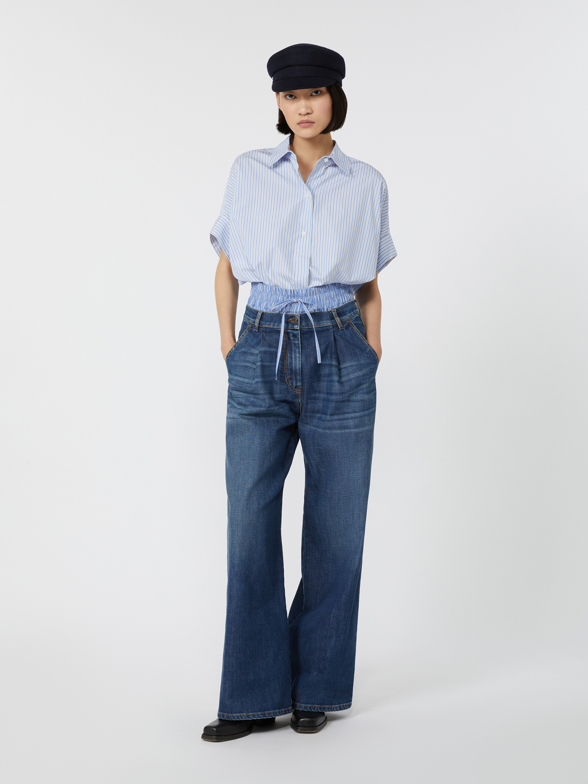 ARDEA Straight-fit cotton poplin shirt - 2