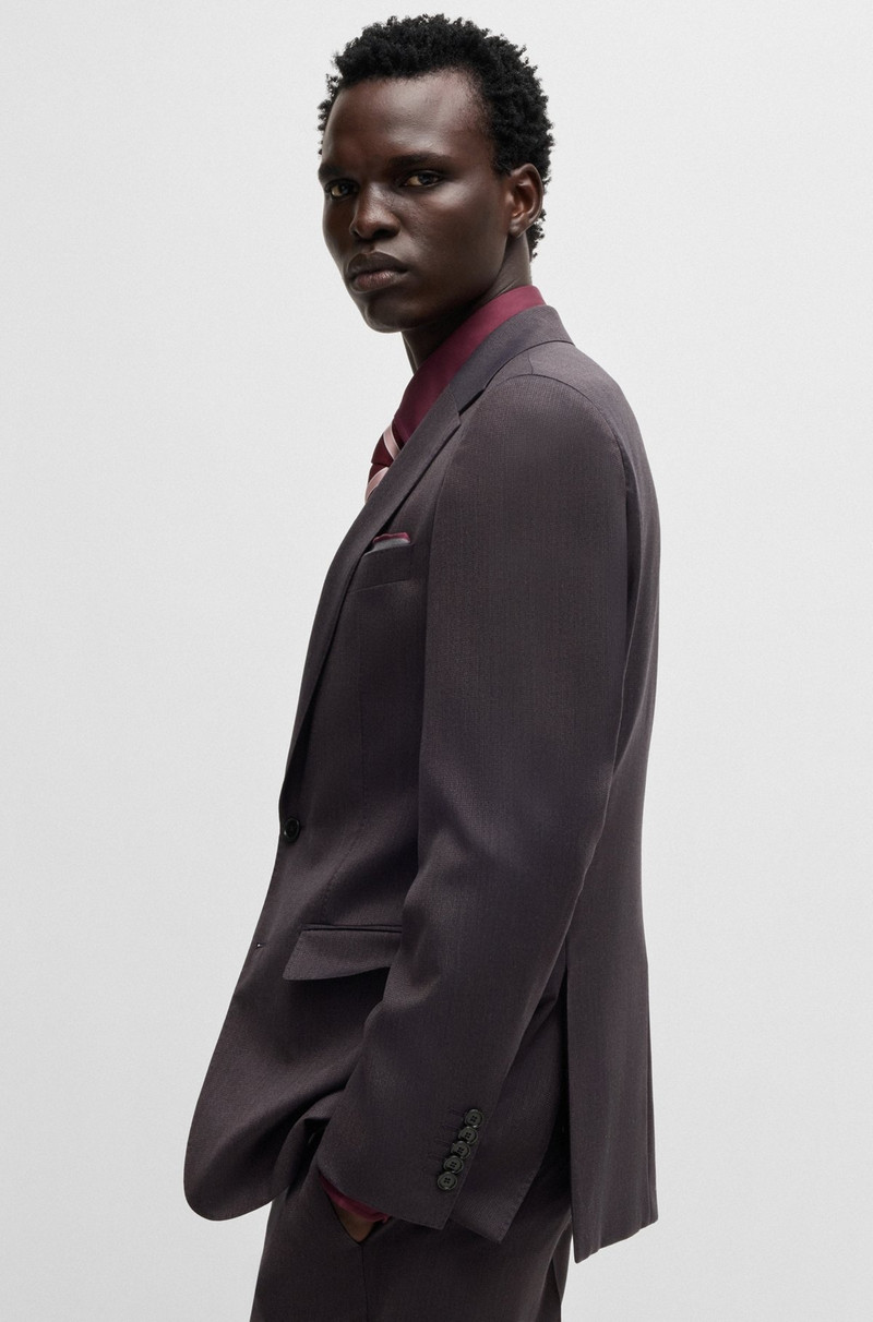 SLIM-FIT SUIT IN WOOL AND SILK 5