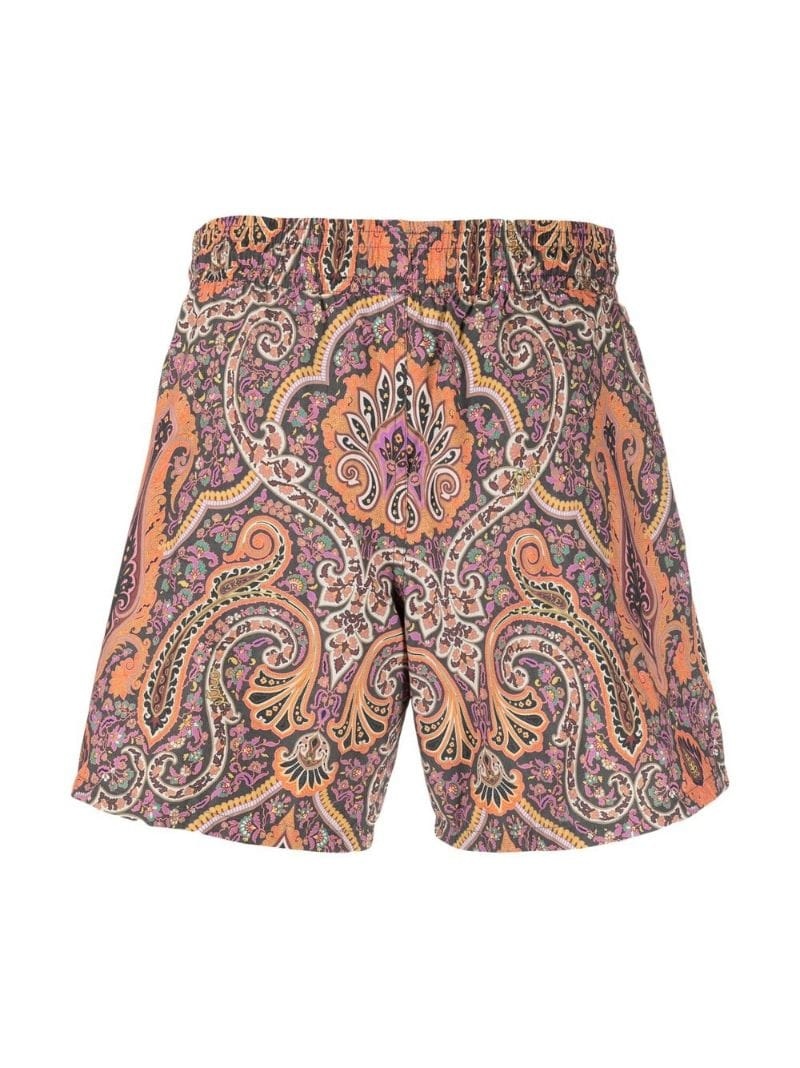 paisley-print swim shorts - 2