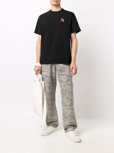 Axel Arigato bird-embroidered organic cotton T-shirt outlook