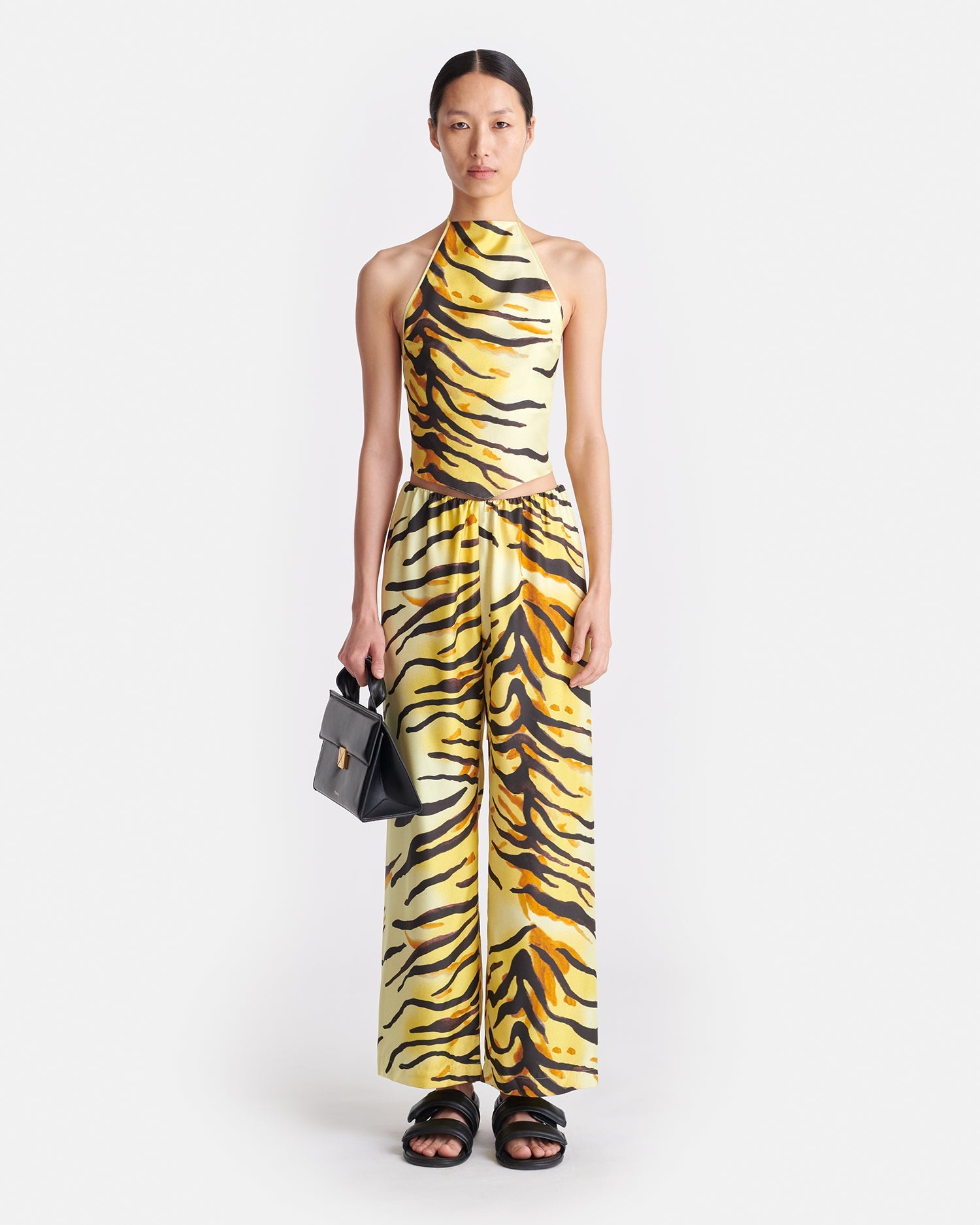Printed Silk Twill Top - 3
