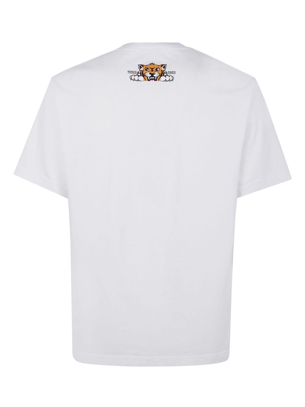 Kenzo Men Happy Tiger Printed T-Shirt - 4