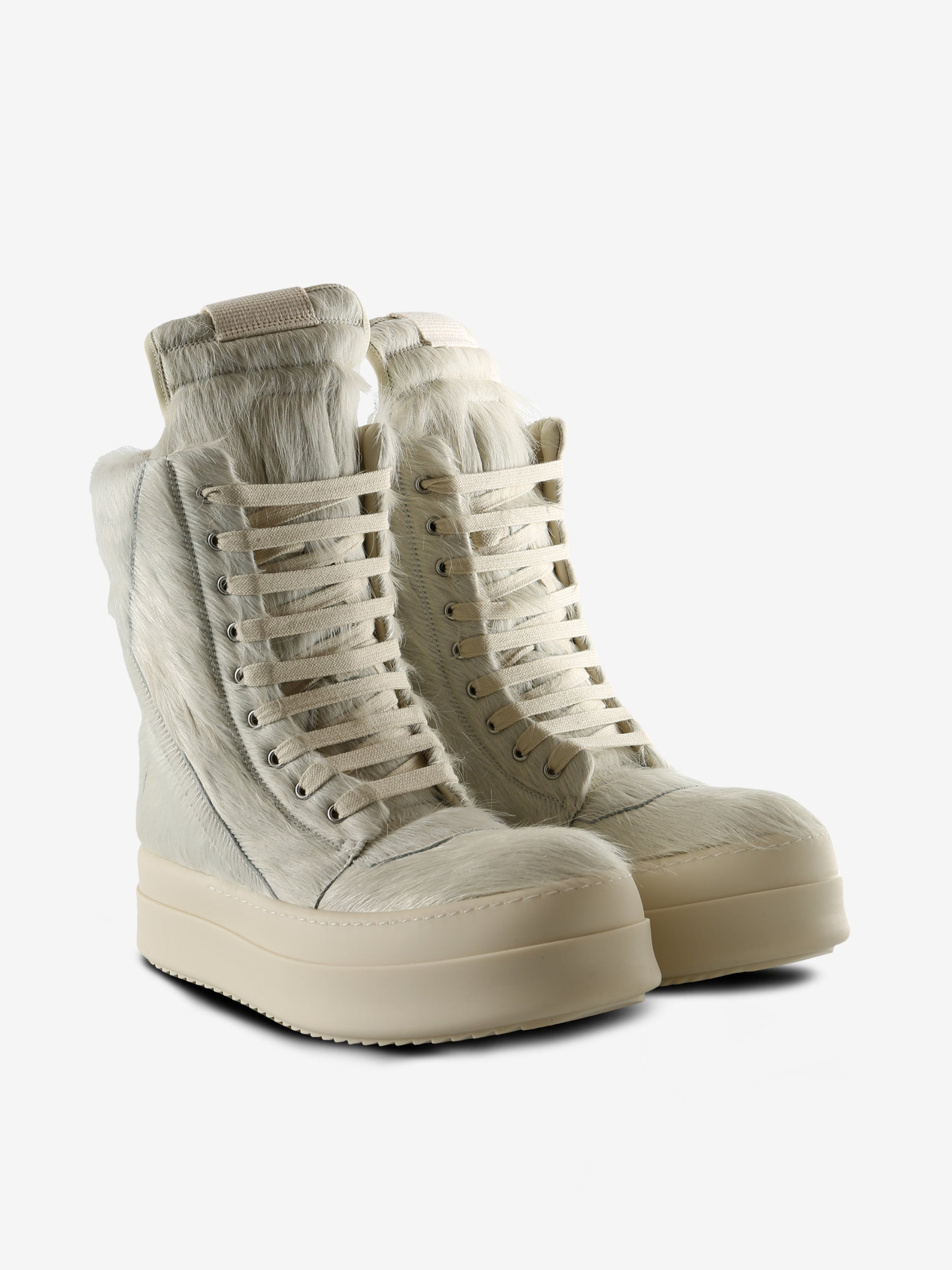 RICK OWENS - Men Scarpe In Pelliccia Megageobaskets Sneakers - 2