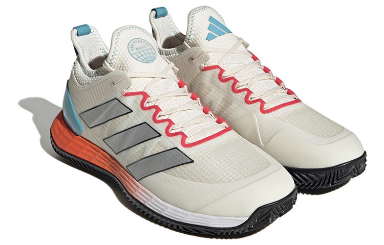 adidas Adizero Ubersonic 4 Clay Court Tennis Shoes 'White Silver Metallic Preloved Blue' HQ5930 - 3