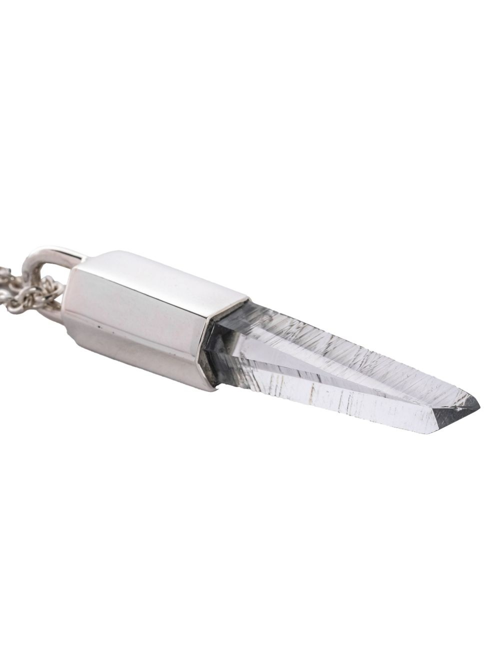 sterling silver Talisman quartz necklace - 3