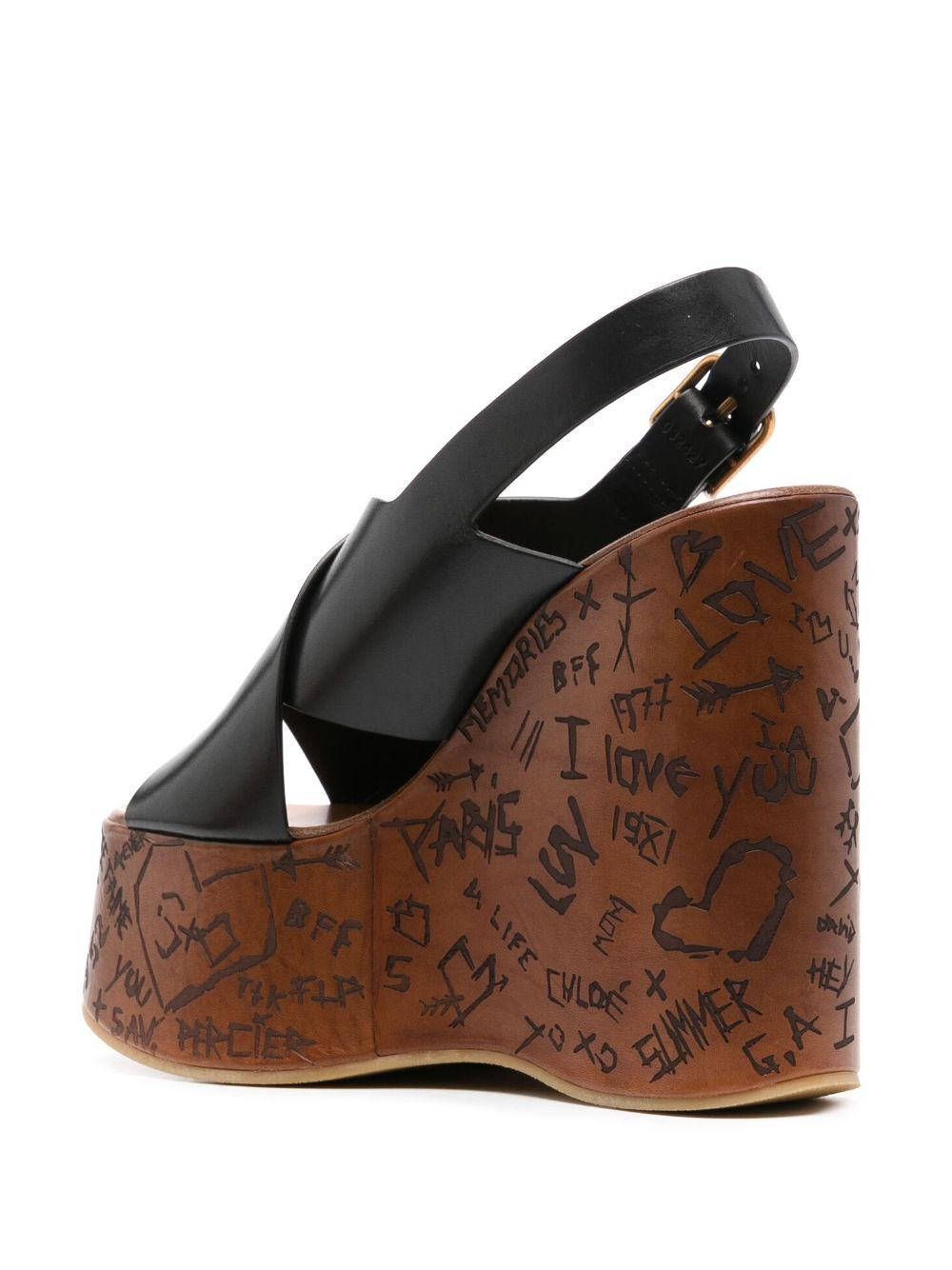 Chloé Women Maxime Wedge Sandals - 4
