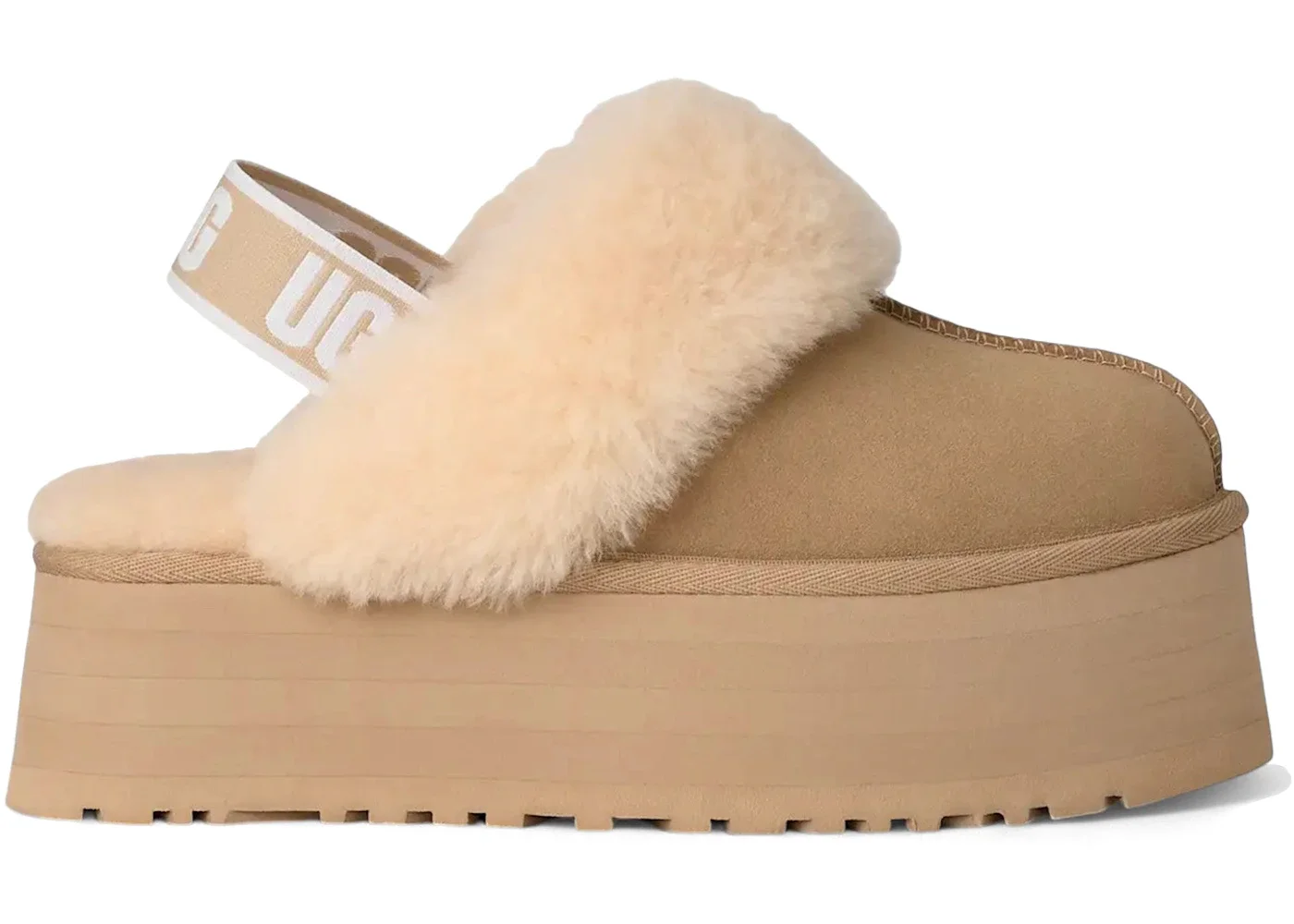 UGG Funkette Slipper Mustard Seed (Women's) - 1