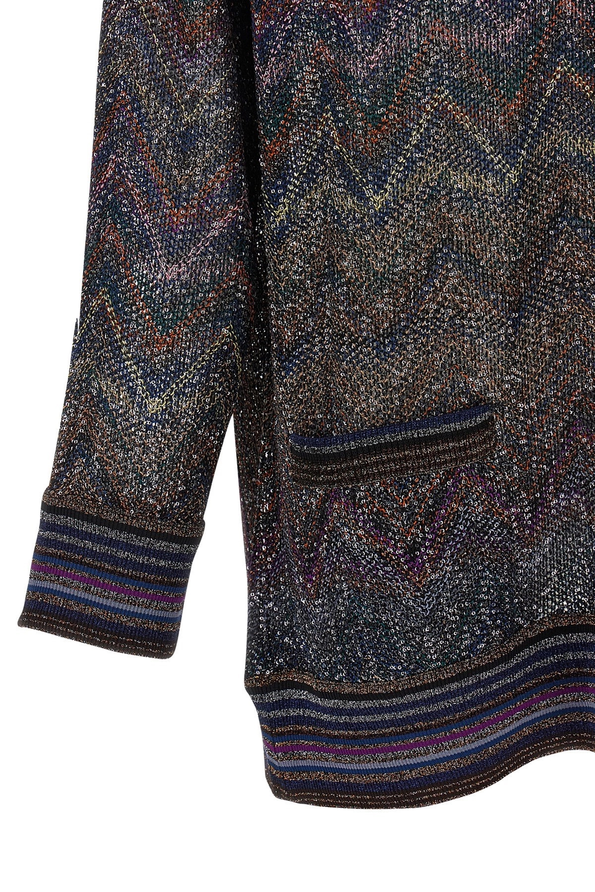 Zigzag pattern cardigan - 5