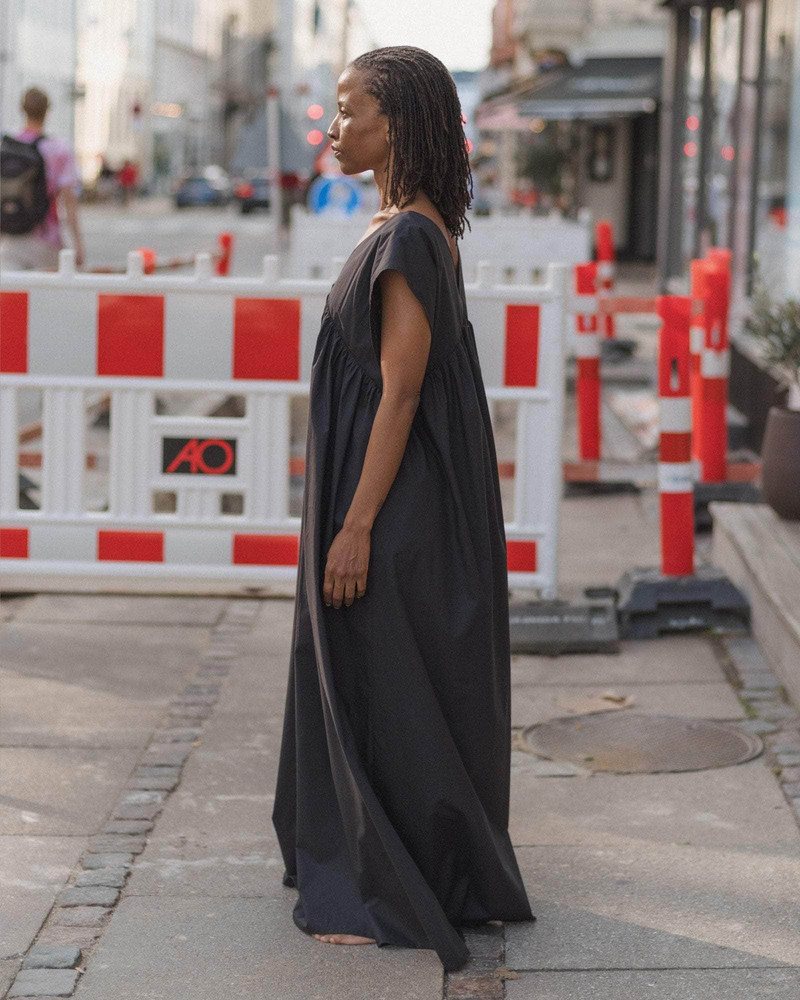 Cable Dress - Organic Cotton Poplin 3