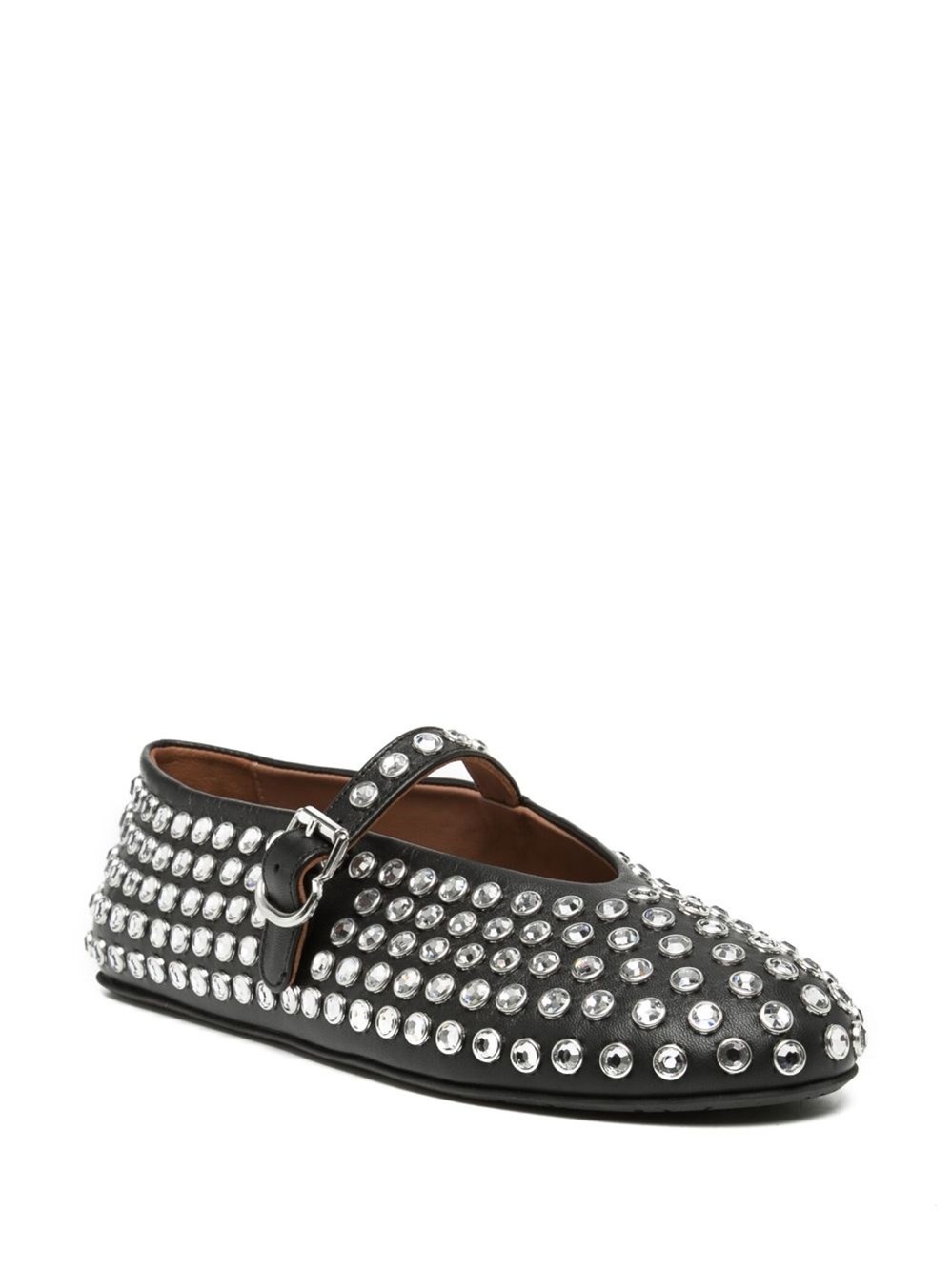 Strass embellished ballet flats - 3