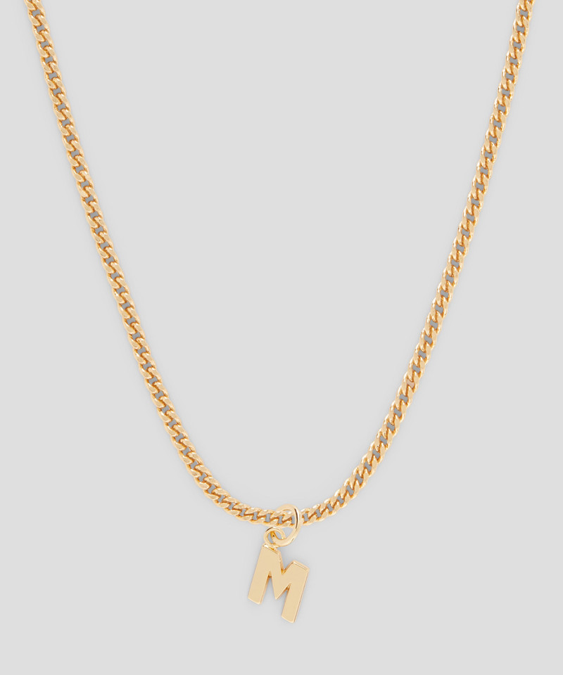 MSGM Brass letter M charm outlook