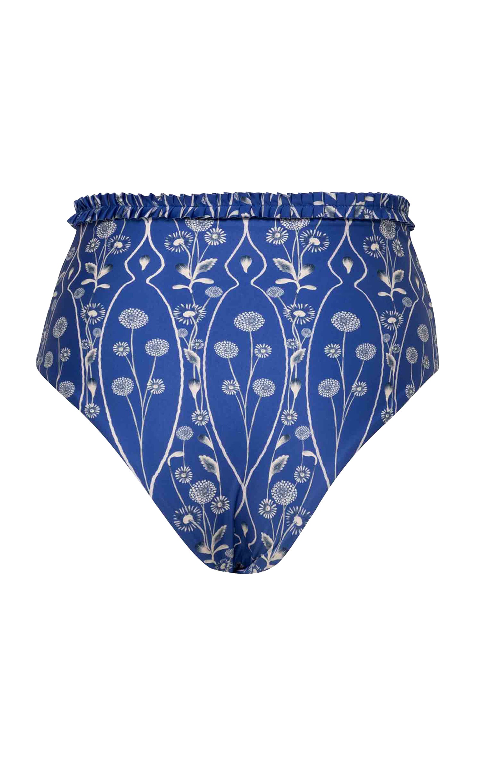 Nopal Petalo High-Waisted Bikini Bottom blue - 3