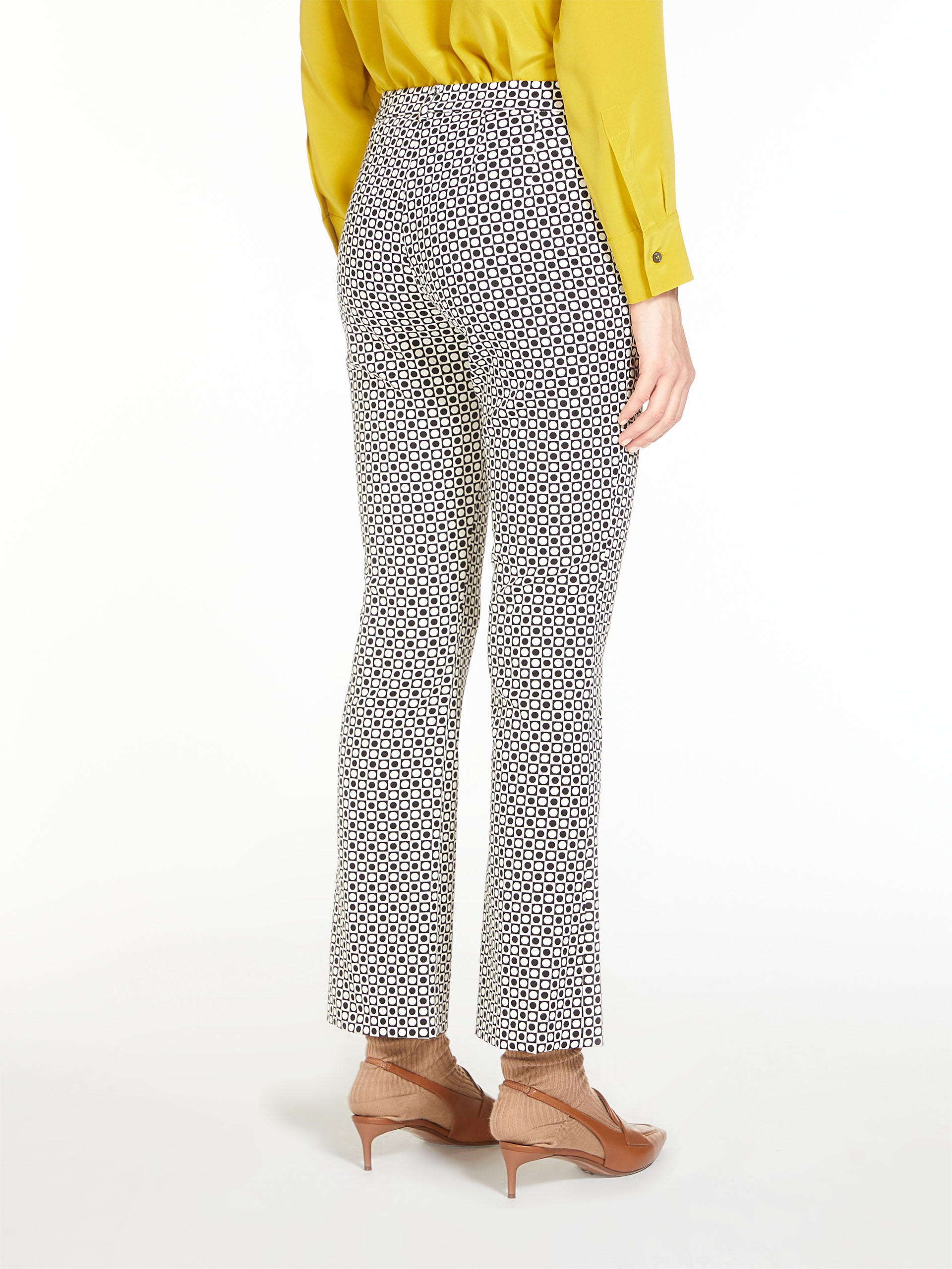 BELFORD Jacquard cotton trousers - 4