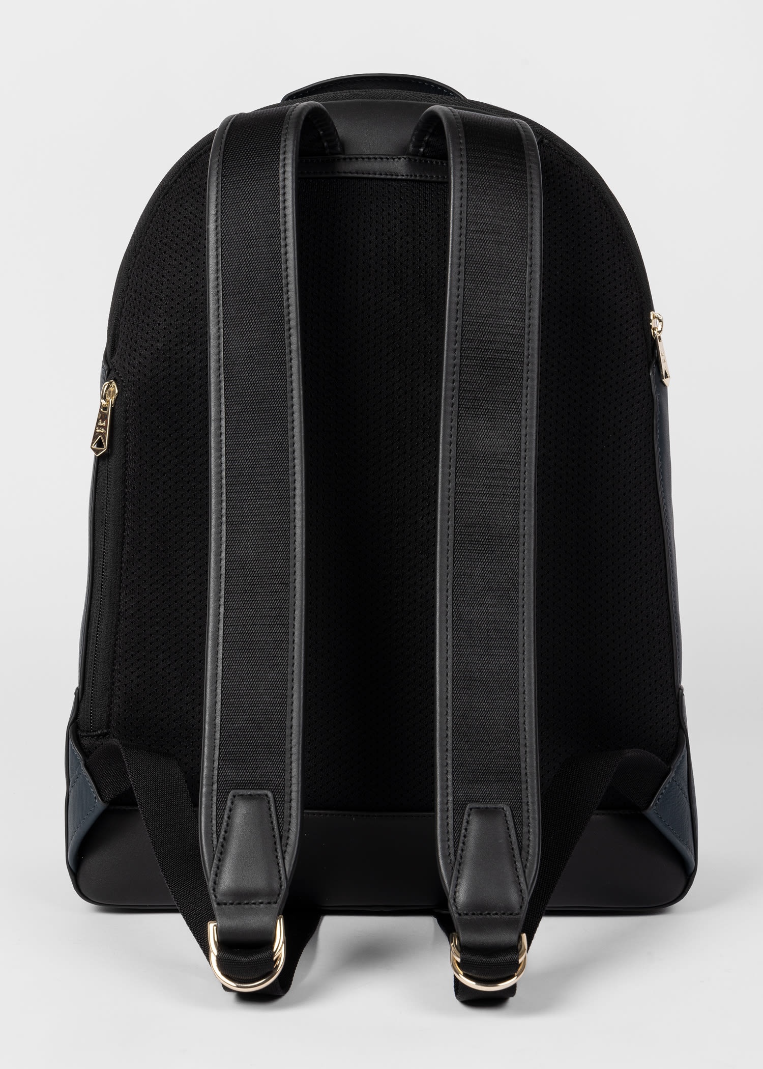 Leather 'Signature Stripe' Backpack - 7