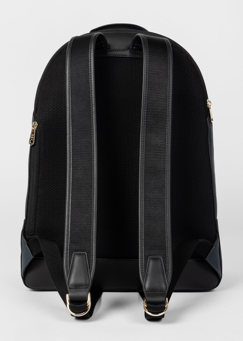 Leather 'Signature Stripe' Backpack 7