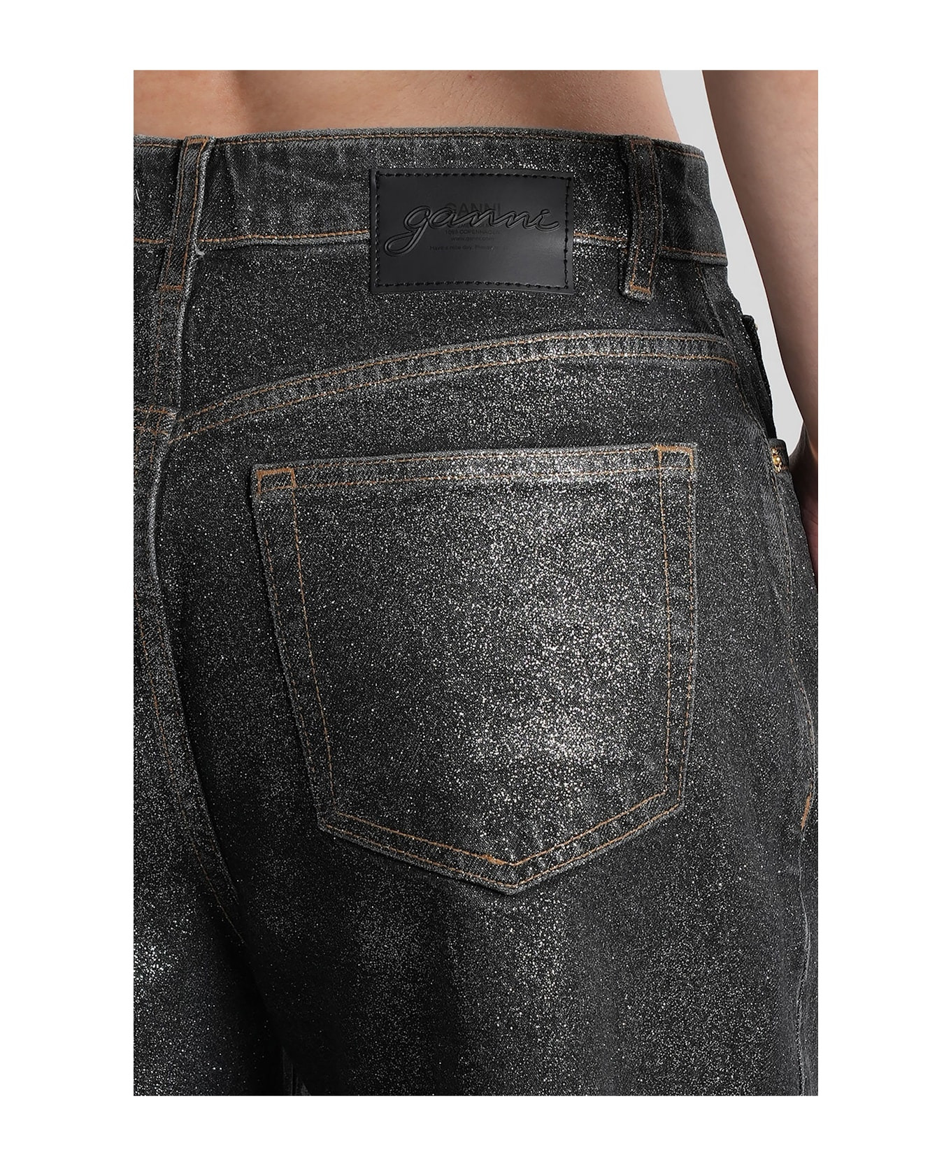 Jeans In Black Cotton - 5