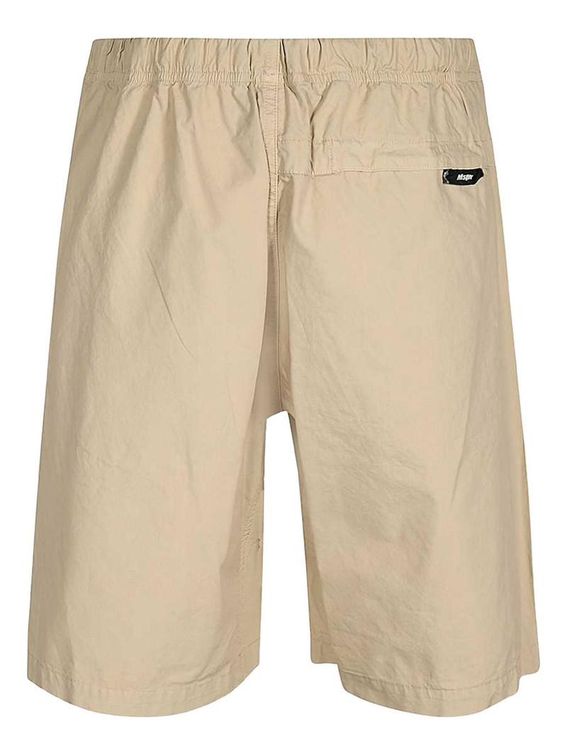 MSGM belted cotton shorts outlook