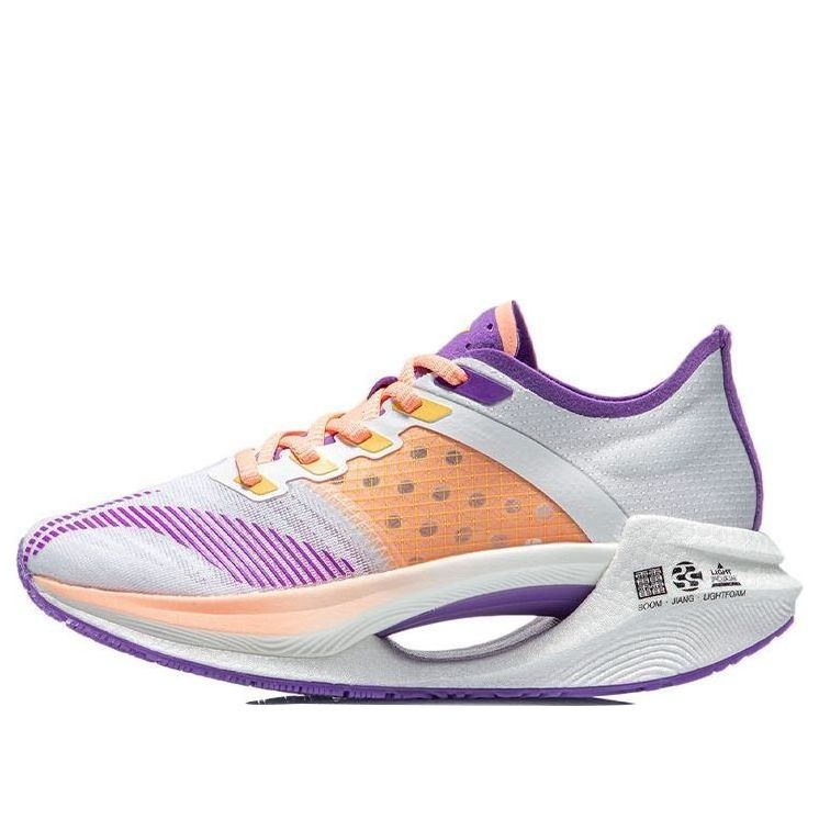 (WMNS) Li-Ning Essential 'White Orange Purple' ARHR122-7 - 1