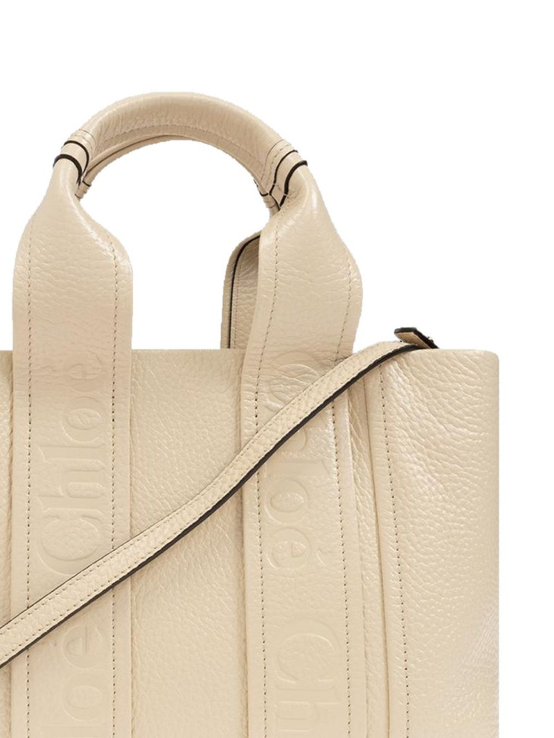Chloé small embossed tote bag outlook