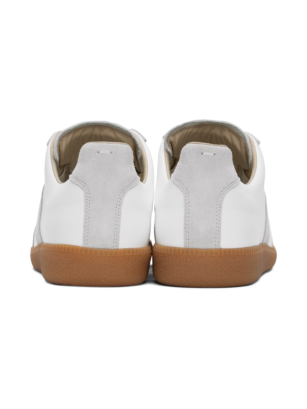 White & Gray Replica Sneakers - 2