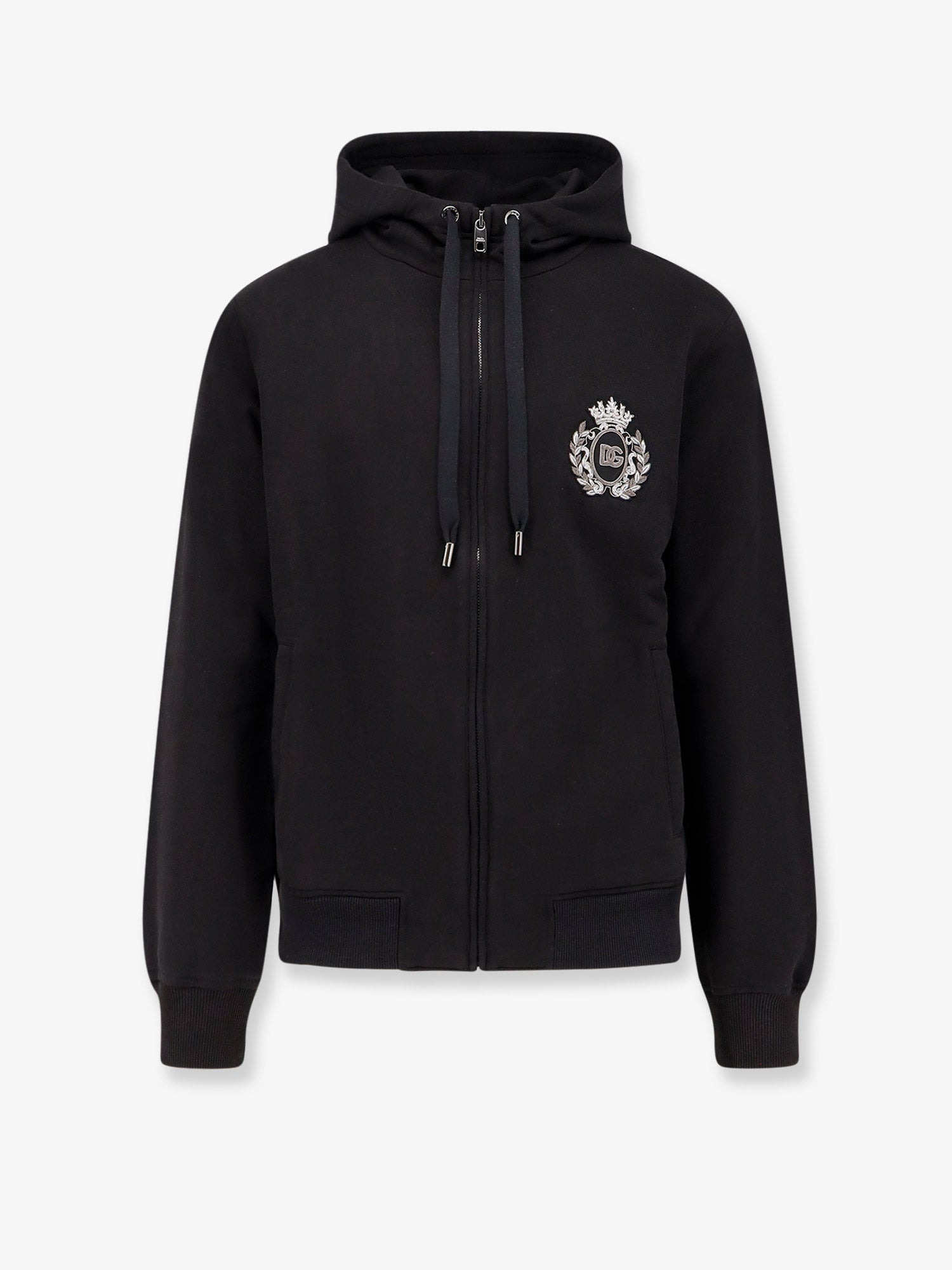 Dolce & Gabbana Cotton Sweatshirt With Logo Patch - 1