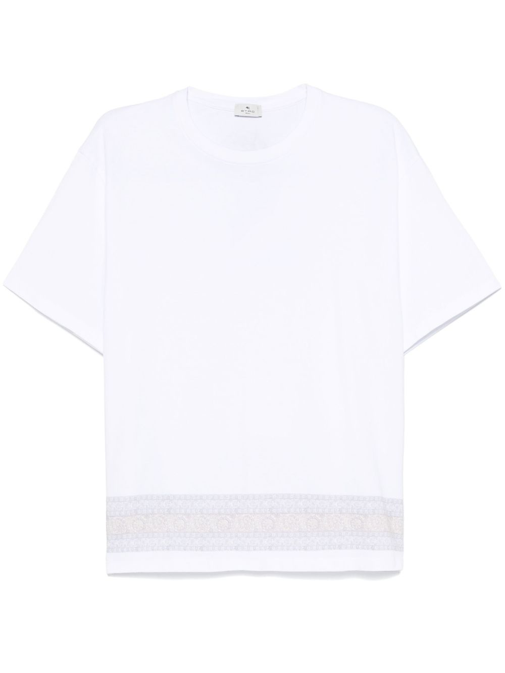 paisley-print T-shirt - 1