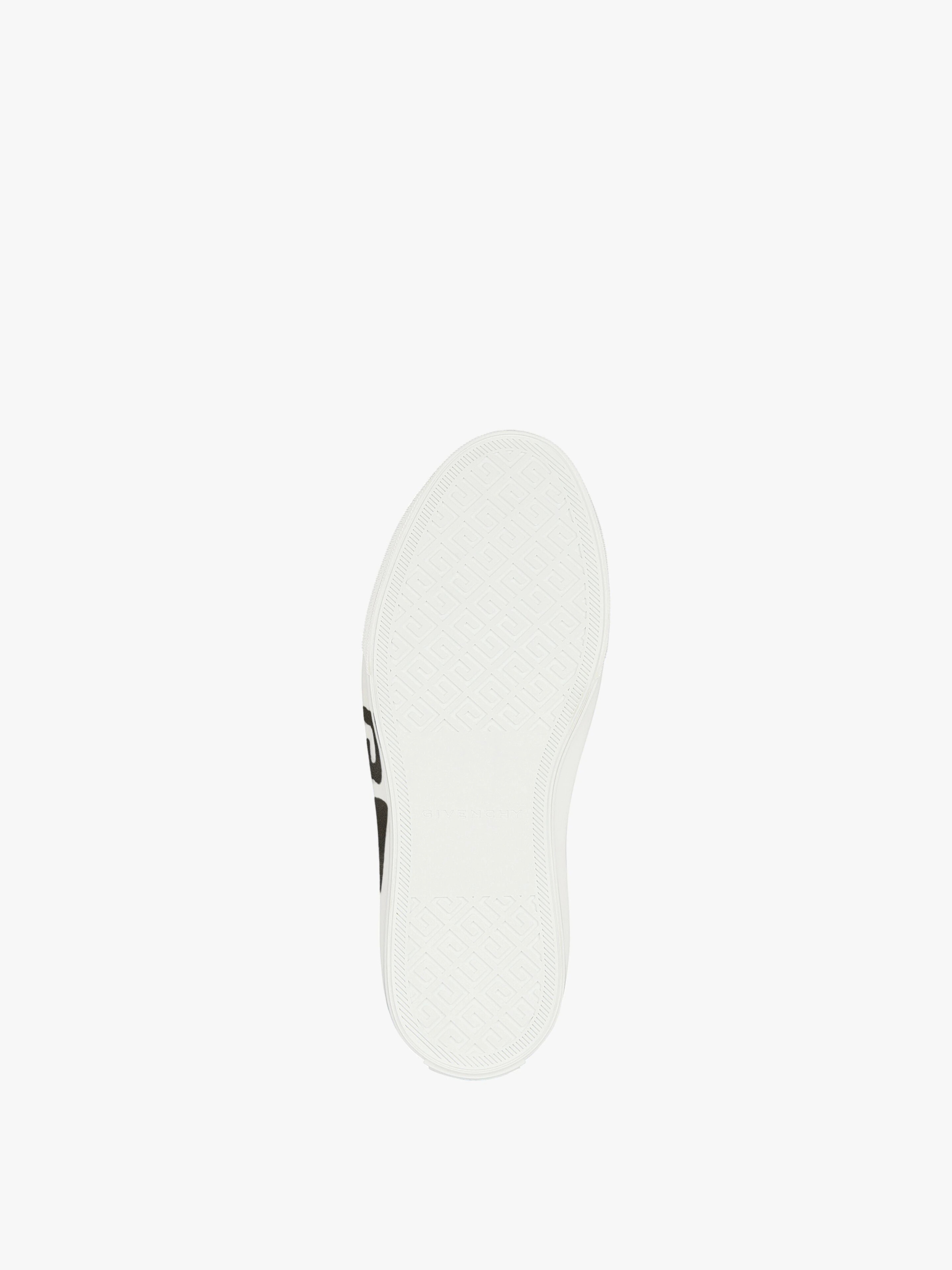 CITY SPORT SNEAKERS IN LEATHER WITH TAG EFFECT 4G PRINT - 5