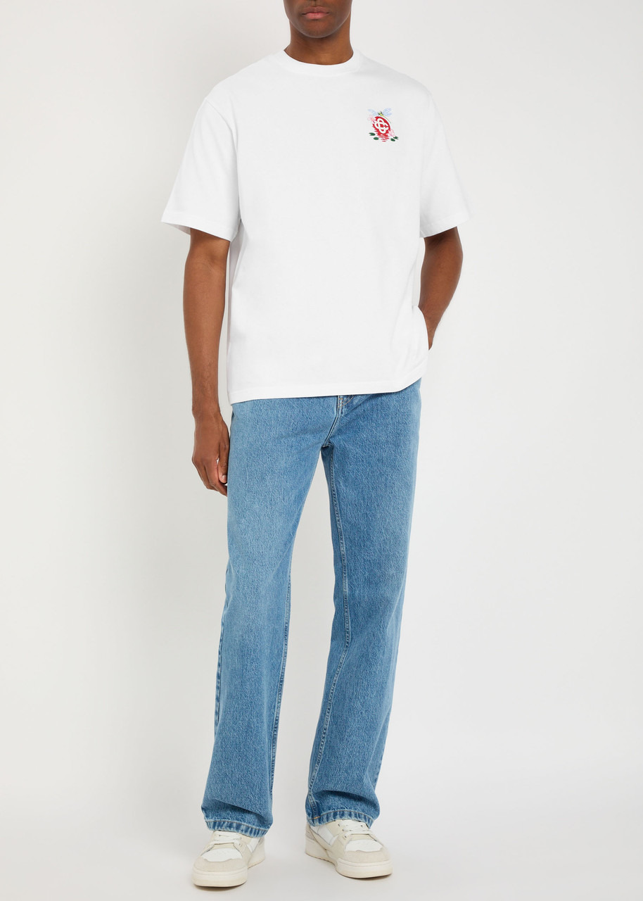 Casablanca Dragonfly Printed Cotton T-shirt - 4