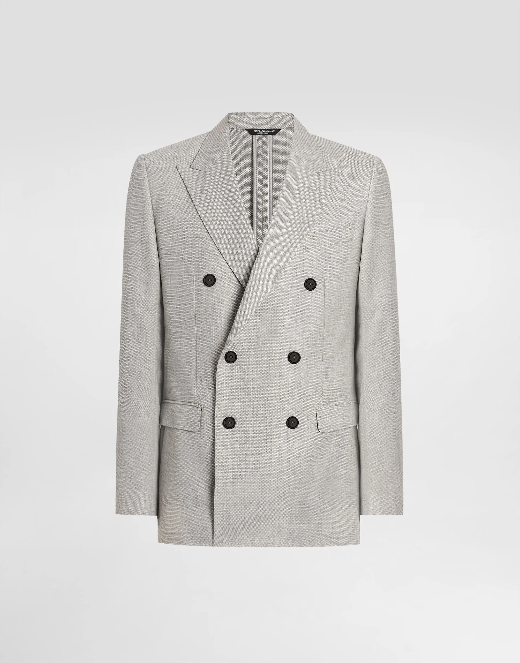 Double-breasted taormina wool jacket - 1