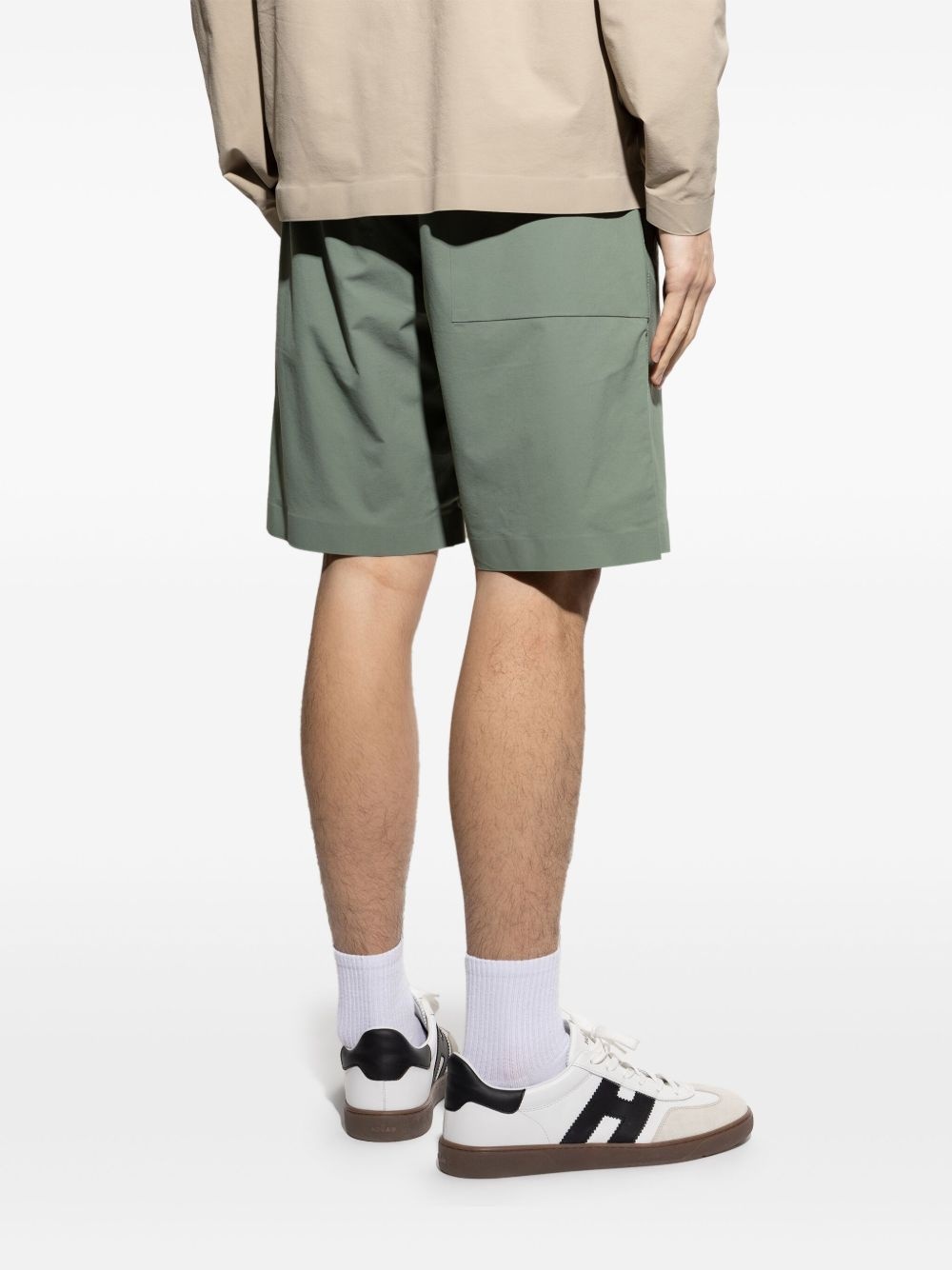 logo-embroidered shorts - 4