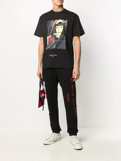 ih nom uh nit graphic print track pants outlook