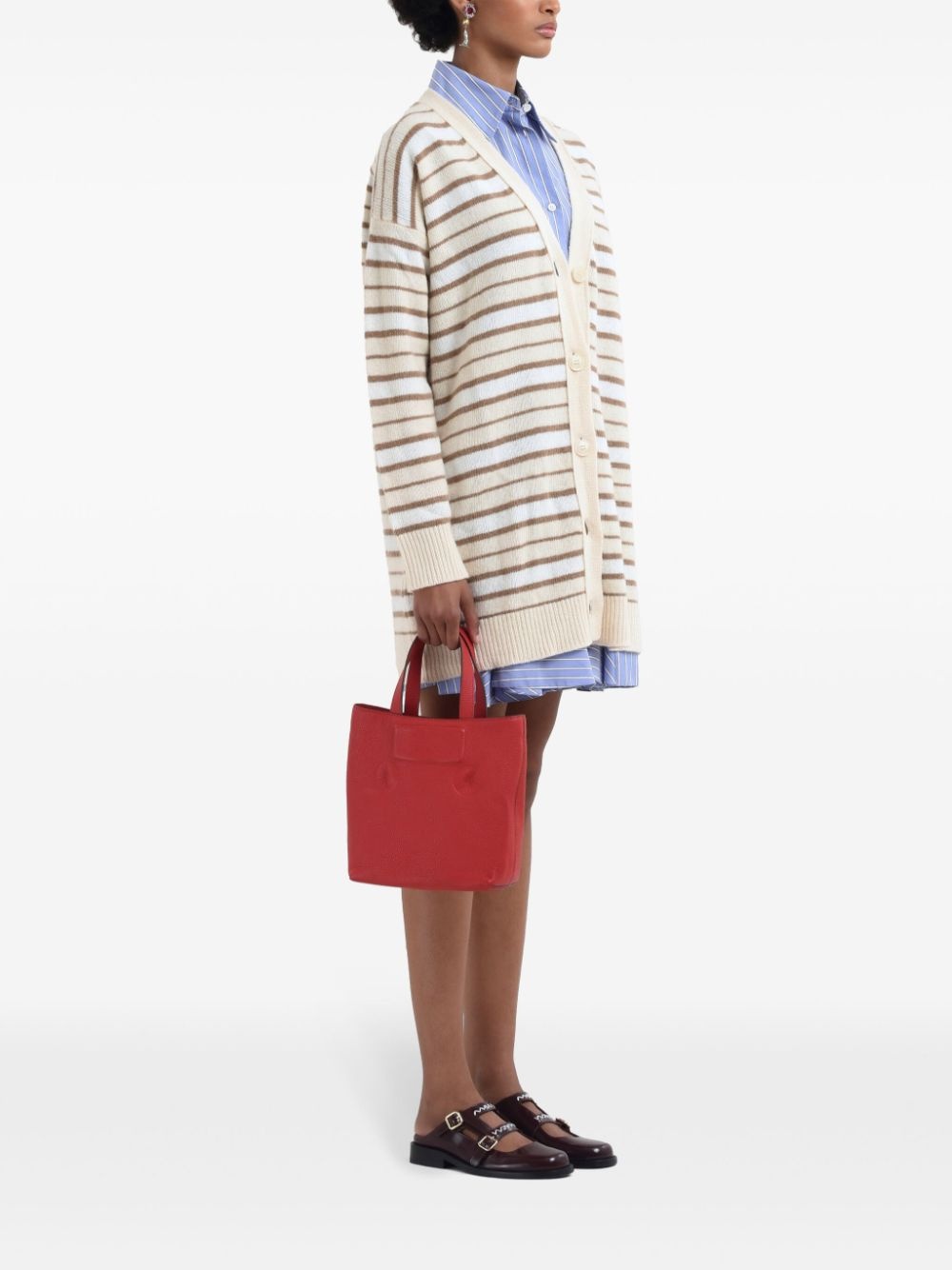 striped cardigan - 3